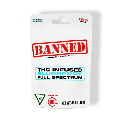 Banned - 200mg Gummies - Blueberry