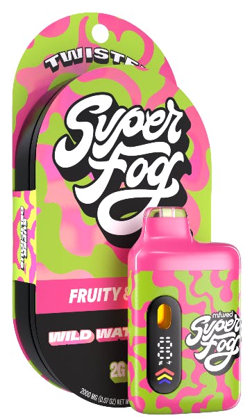 Twisted by Mfused Super Fog TWISTED Jefe XL Plus Disposable - Wild  Watermelon - Nirvana Cannabis Dispensaries Cannabis in AZ, MI, MD & IL