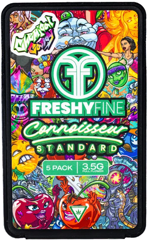 Freshy Fine - 5-Pack .7g Prerolls- Chemical Candy
