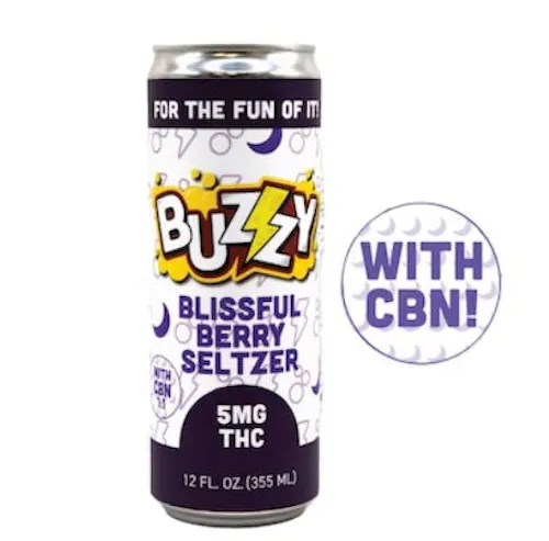 Buzzy Blissful Berry Seltzer 5mg 12oz-1