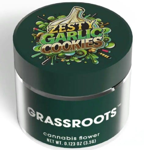 Grassroots | Dark Heart - Zesty Garlic Cookies | Flower | 3.5g
