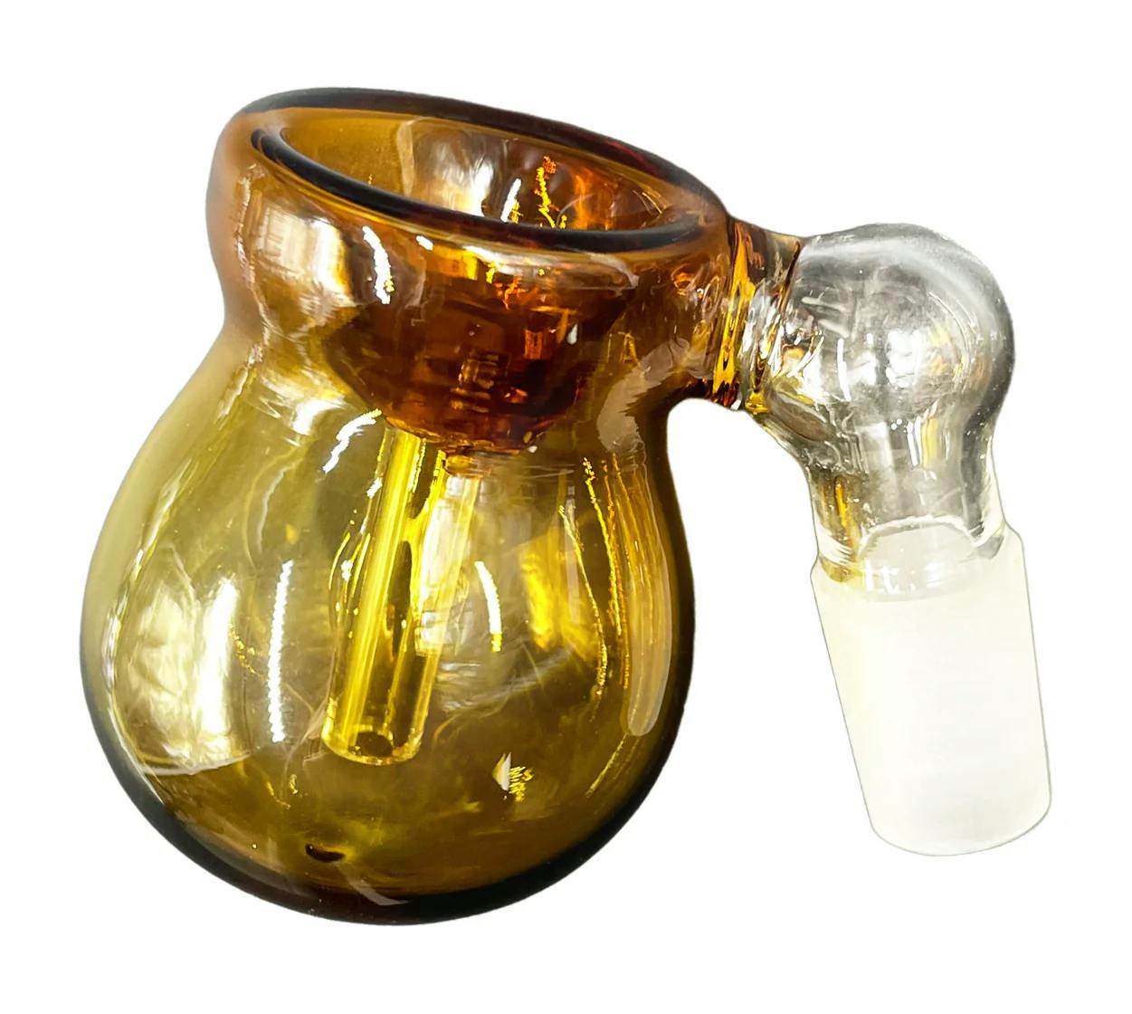 ASH CATCHER BOWL - AMBER 18.8MM | Inspired Cannabis - Orleans
