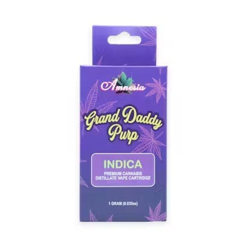 Amnesia 510 Cartridge | Granddaddy Purple
