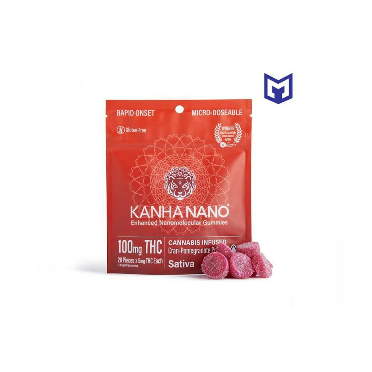 Image of Cran-Pom Punch | 100mg Sativa Nano Gummmies