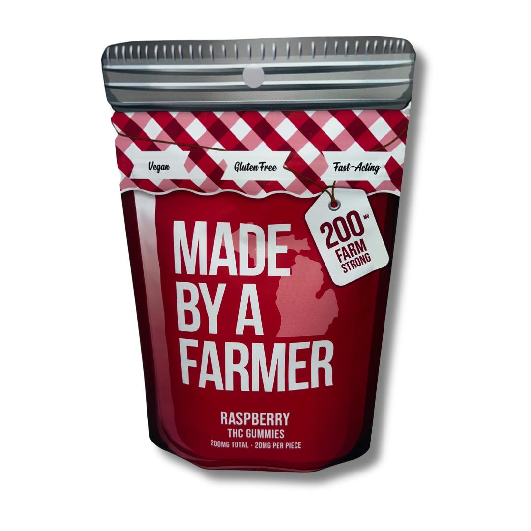 Product: Made by a Farmer | Fast Acting Gummies - 200mg - Raspberry
