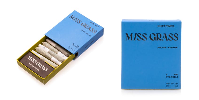 Pre-Roll | Miss Grass | Mini | Quiet Times - Bubble Gum Sherbet | 5 pk | 2g