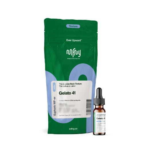 MFNY | Gelato 41 | Live Resin Tincture | 15ml