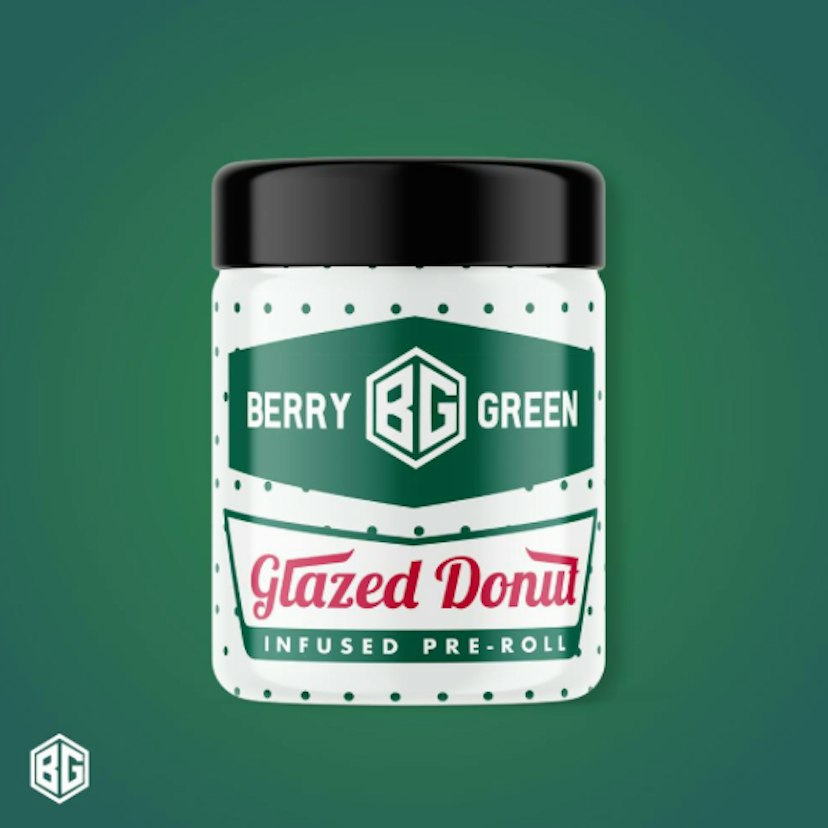 Berry Green | 7-Pack Infused Pre-rolls | Glazed Donut