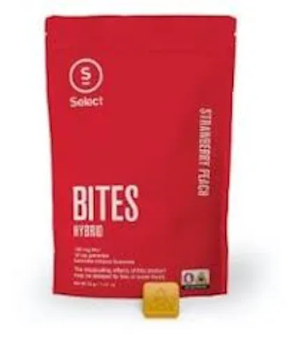 Strawberry Peach Classic Bites | 10pk/100mg (10mg THC each)-1