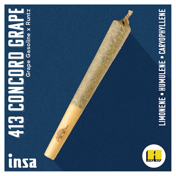 413 Concord Grape (H) - 1g Pre Roll - INSA