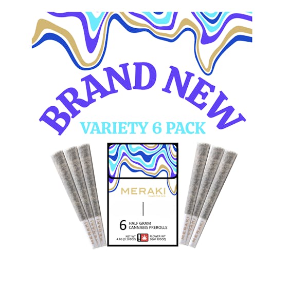 Dr. Who + Spritzer 6PK Joints (Meraki) 3g Pre-rolls | Meraki |