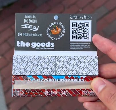 Product: "The Goods @ Davis Square" Artist Papers | King Size [32pk]