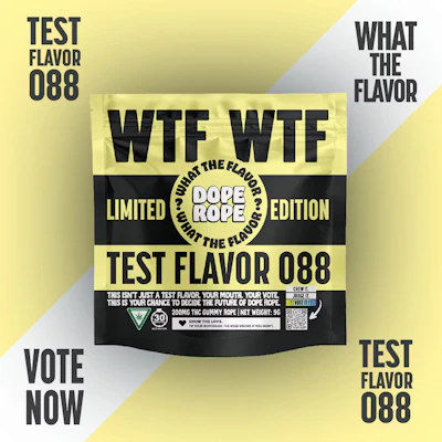 Dope Rope - 200mg Gummies - Test Flavor 088 (WTF)