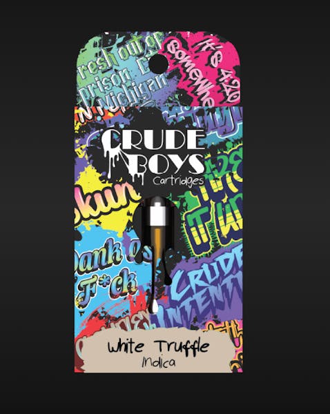 White Truffle | 1g | Distillate Vape Cart | Crude Boys