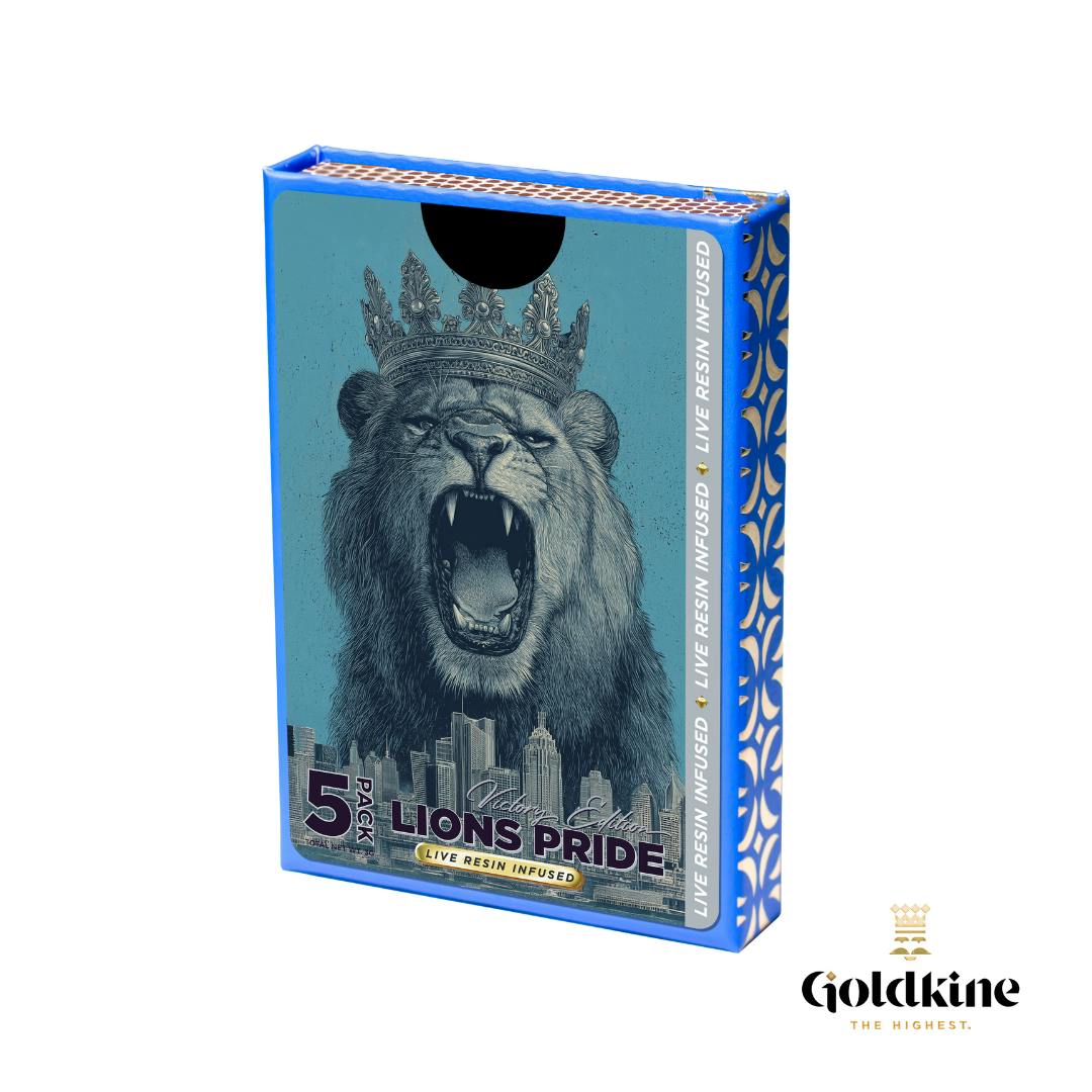 Goldkine Goldkine | 0.6g x 5 Infused Prerolls | Lions' Pride
