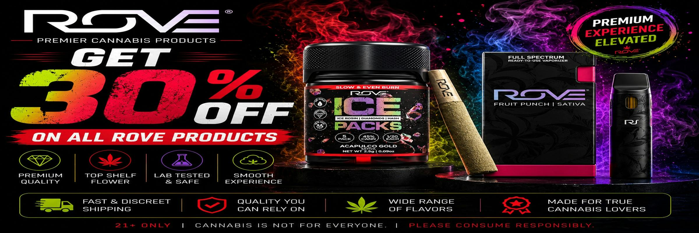 ROVE ALL PRODUCTS 30% OFF