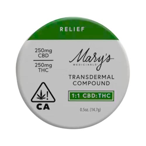 RELIEF (1:1 CBD:THC) TRANSDERMAL COMPOUND-0
