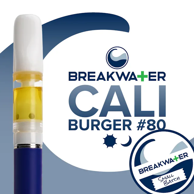 Breakwater Live Hash Rosin Cart Cali Burger #80 .5g (hybrid, live rosin cartidge)