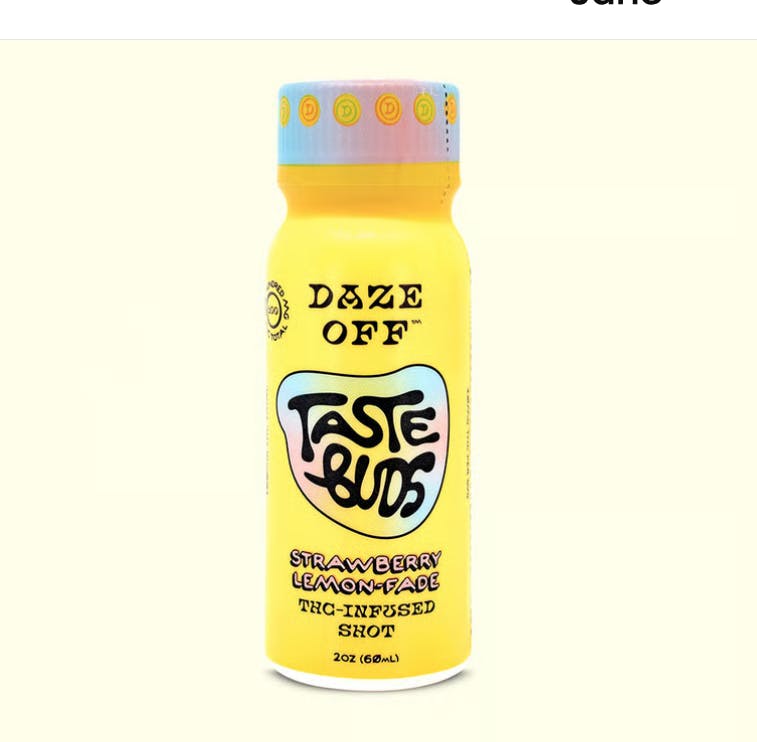 Product AZ Daze Off Taste Buds Shots 2oz - Strawberry Lemon Fade 100mg