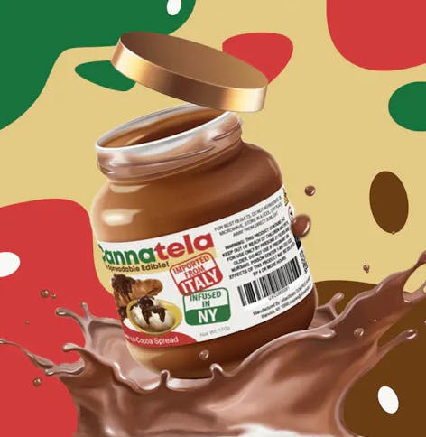 Edibles | Cannatela | Hazelnut-Cocoa Spread | 100mg