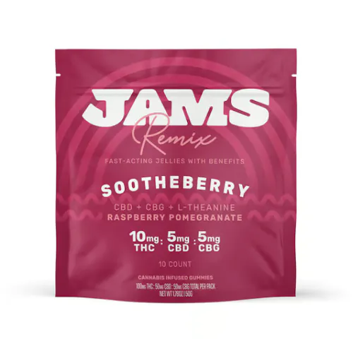 JAMS Remix SootheBerry Fast Acting Jellies (H) 2:1:1 - Be Stores