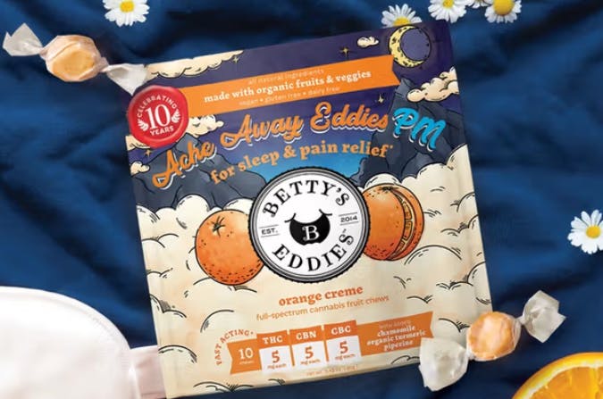 Product Betty' Eddies | Orange Creme Ache Away | 5mg/10pk