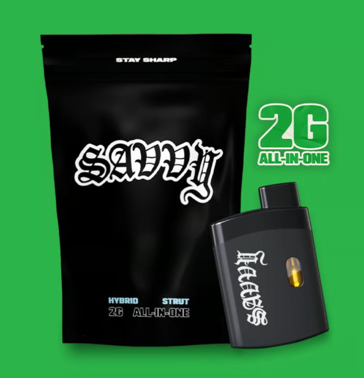 Buy Savvy Savvy Strut AIO 2g Alien OG T1765 H 25956 for Sale