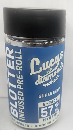 Blotter | Super Boof I 5-Pack I .5g Infused Pre-Rolls I  Lucys with Diamonds – 2.5g-active