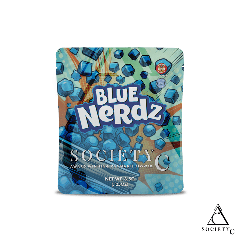 Society C | 3.5g Prepackaged Flower | Blue Nerdz