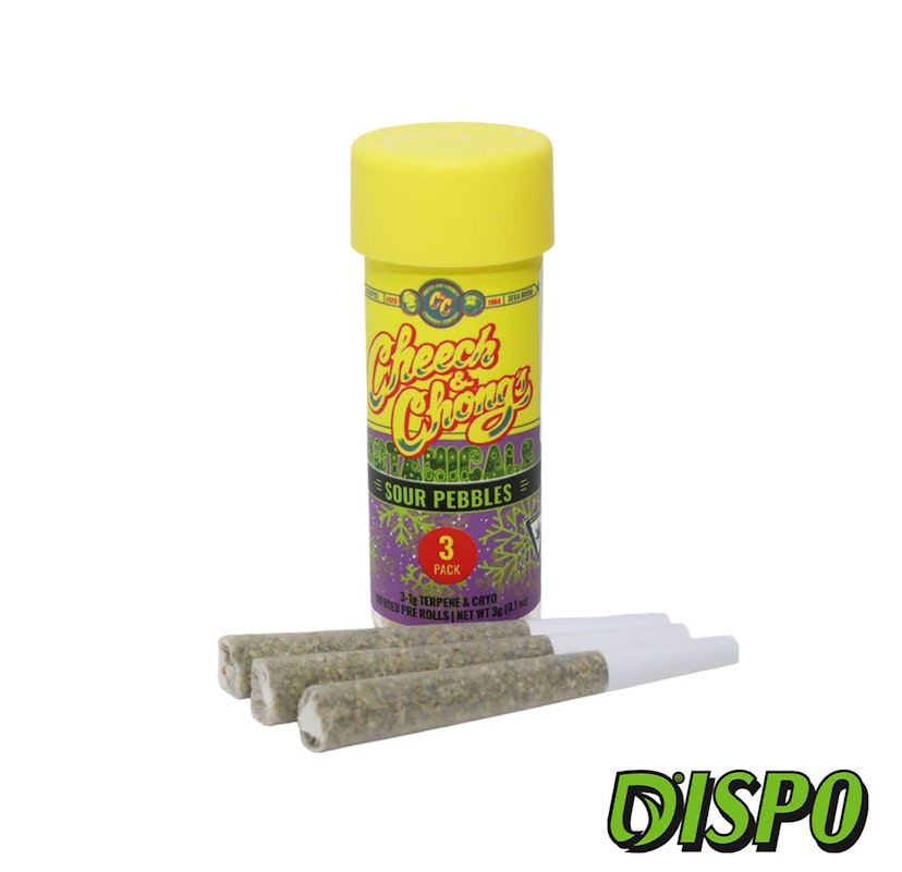 Cheech And Chong - Sour Pebbles 3 Pack Infused Pre-Rolls