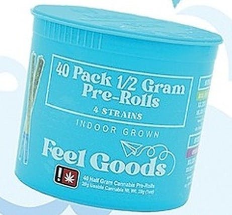 Feel Goods 40pk - Multi Strain - Pbx5/ Kona Gold/ Blue Runtz/ Jet 