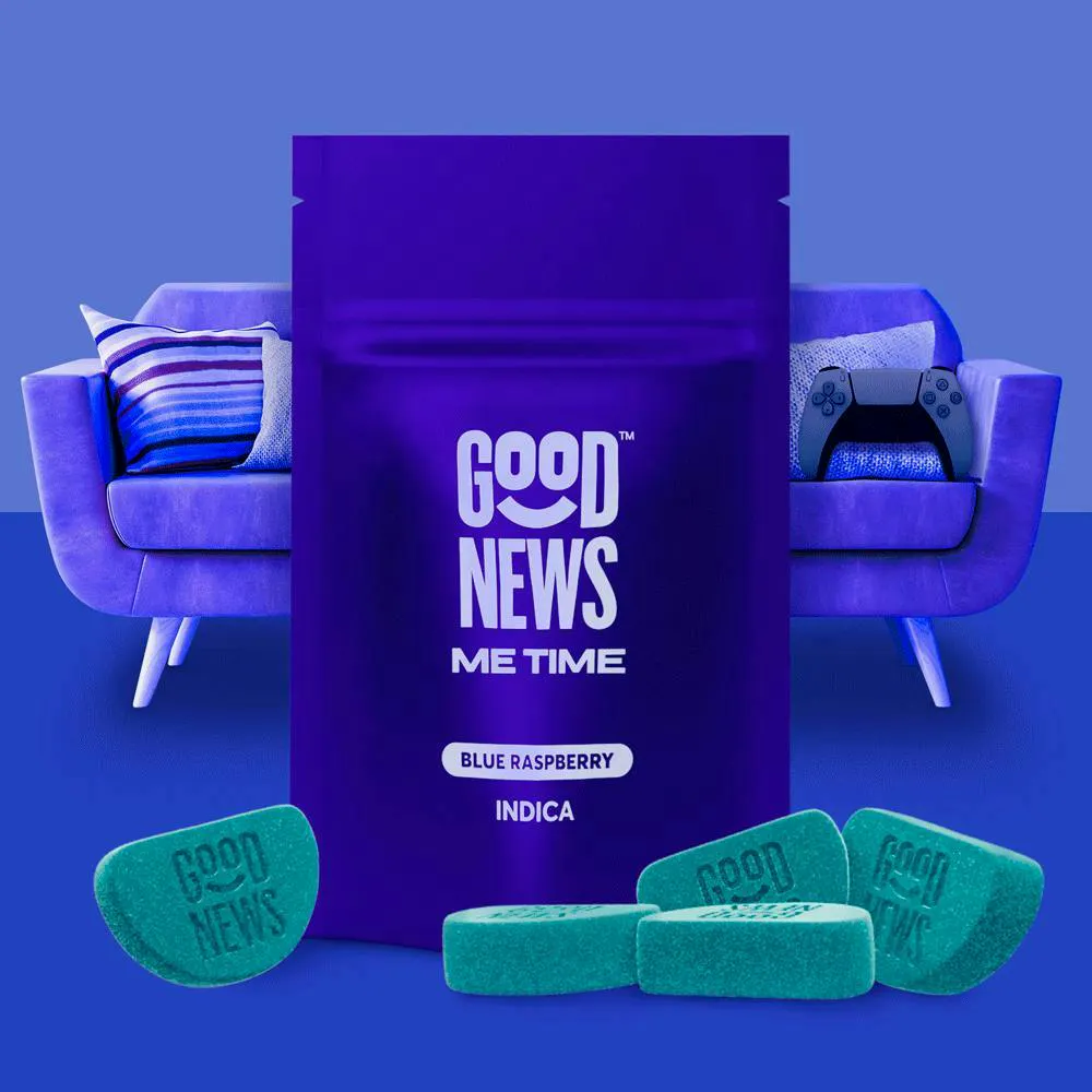 Product Good News Me Time Blue Raspberry