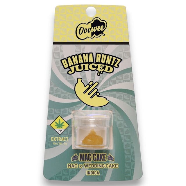 Ooowee - JUICED Hydrocarbon Concentrate - Banana Runtz - Mac Cake - 1g