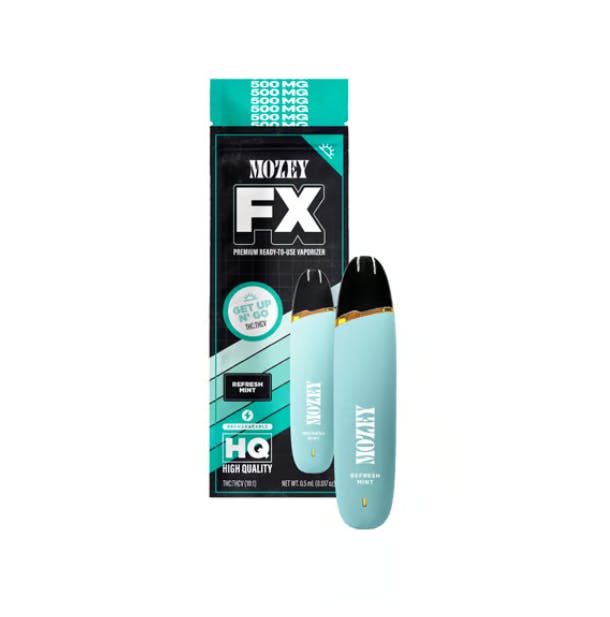 Shop PTS- Mozey Disposable Pen Refresh Mint THCV | 500mg