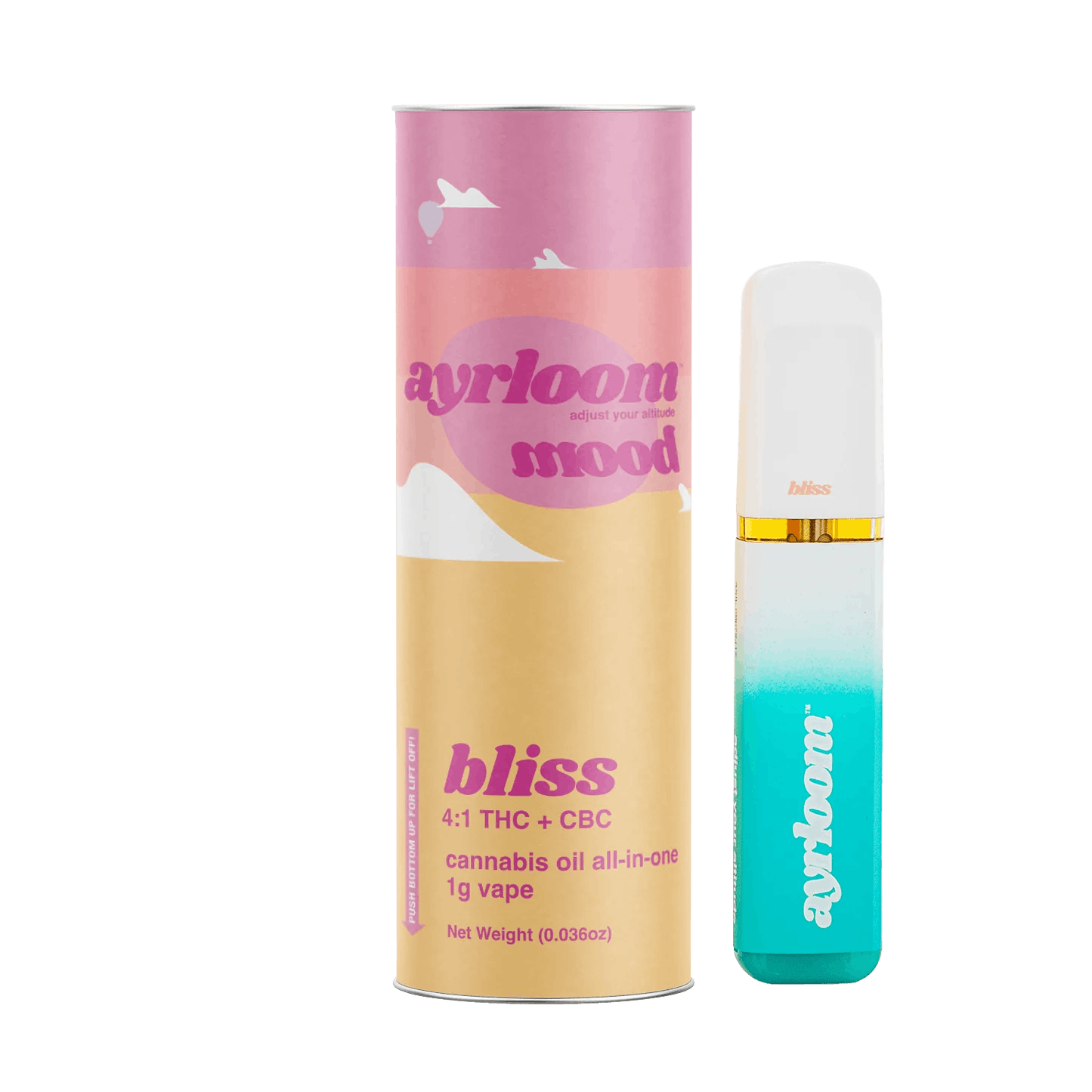 Photo of Ayrloom | Mood Bliss | AIO | 1g | THC : CBC