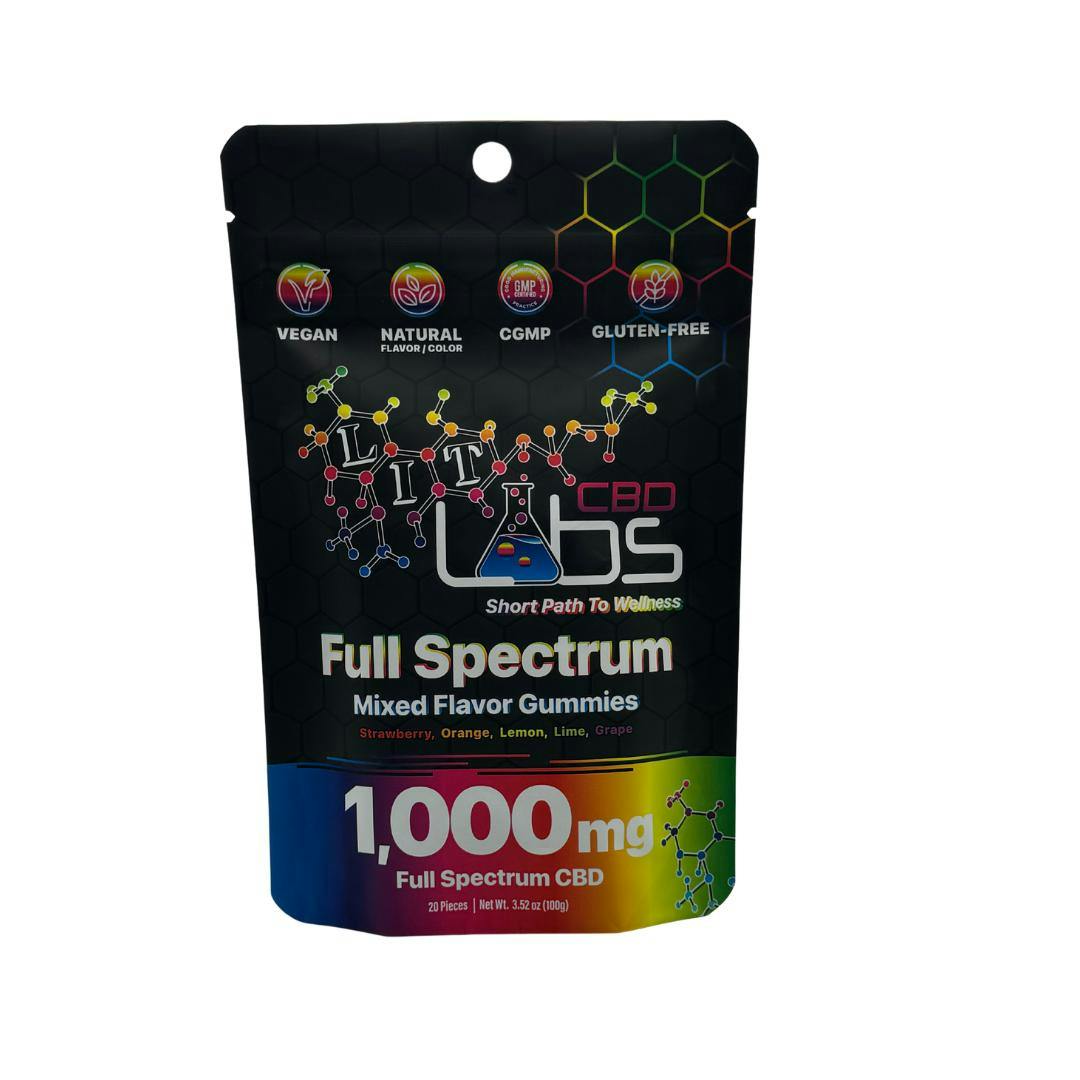 Buy Lit Labs - 1000mg CBD Full Spectrum - Mixed Flavor Cbd