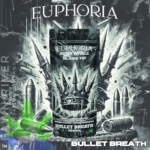 Euphoria - 1.3g Live Resin Infused Preroll - Bullet Breath