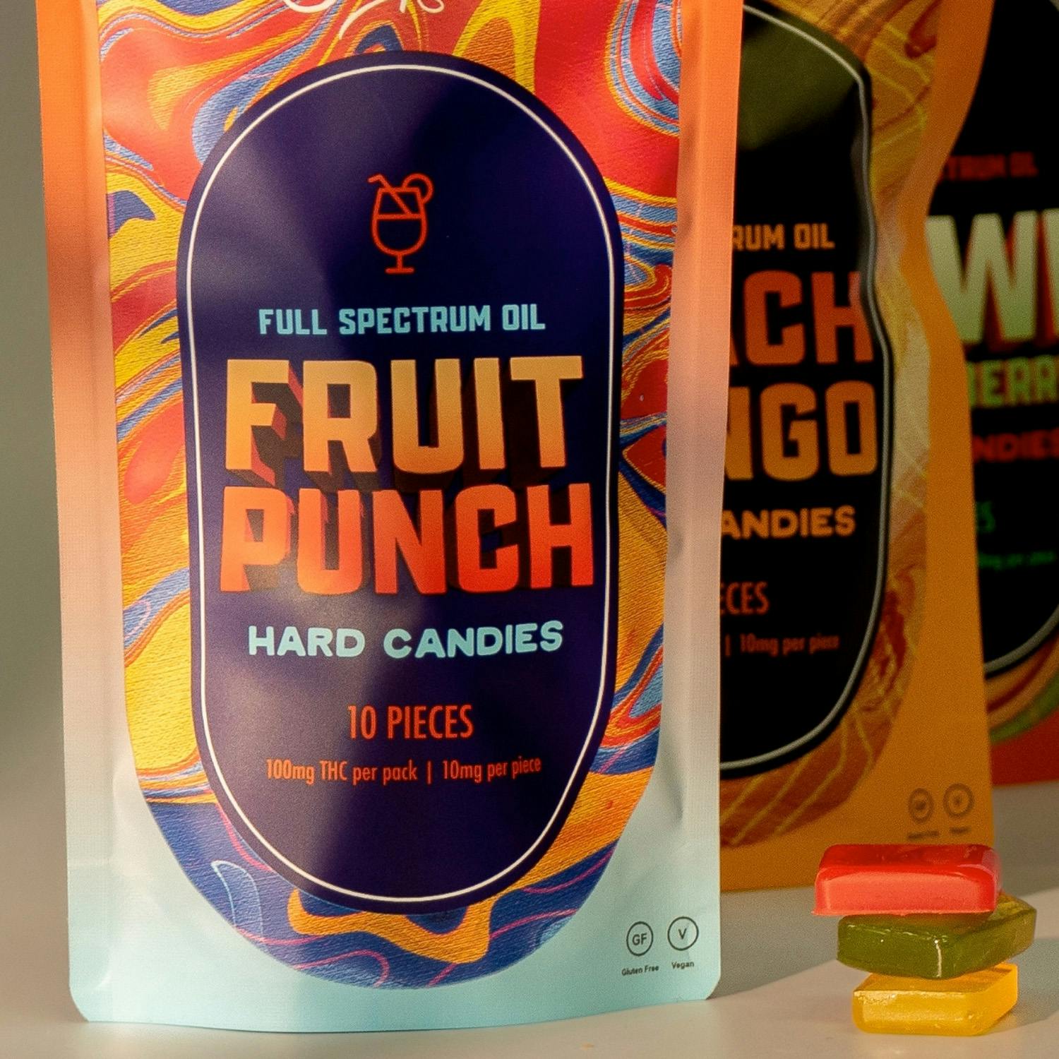 Sublime Brands: Peach Mango RSO Hard Candies 10pc | Trulieve