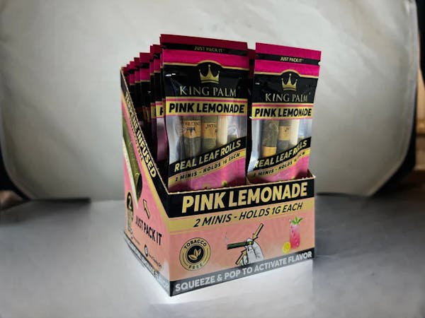 King Palm Pink Lemonade Mini Blunt Wrap 2pk Bloom Brothers