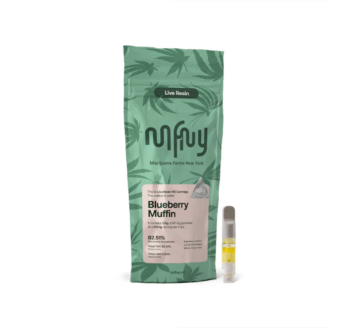 Cart | MFNY| Live Resin 510 Cart | Blueberry Muffin | .5g