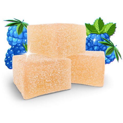 Blue Raspberry - 100mg Full Spec (Distillate) Chews 10pk - 