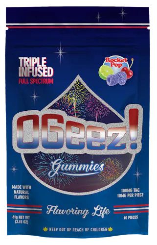 Triple Infused Rocket Pop – 100 mg-active