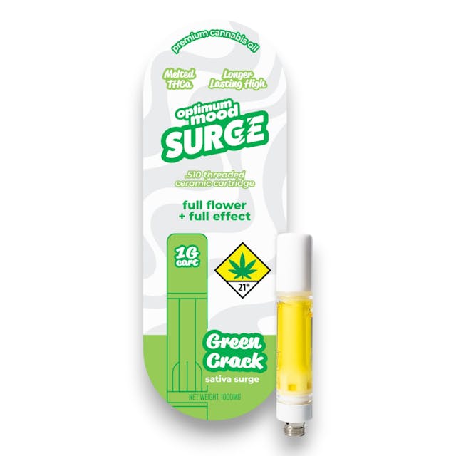 Full Effect - Ceramic Vape Cartridge 1g - Sativa - Green Crack - 1g