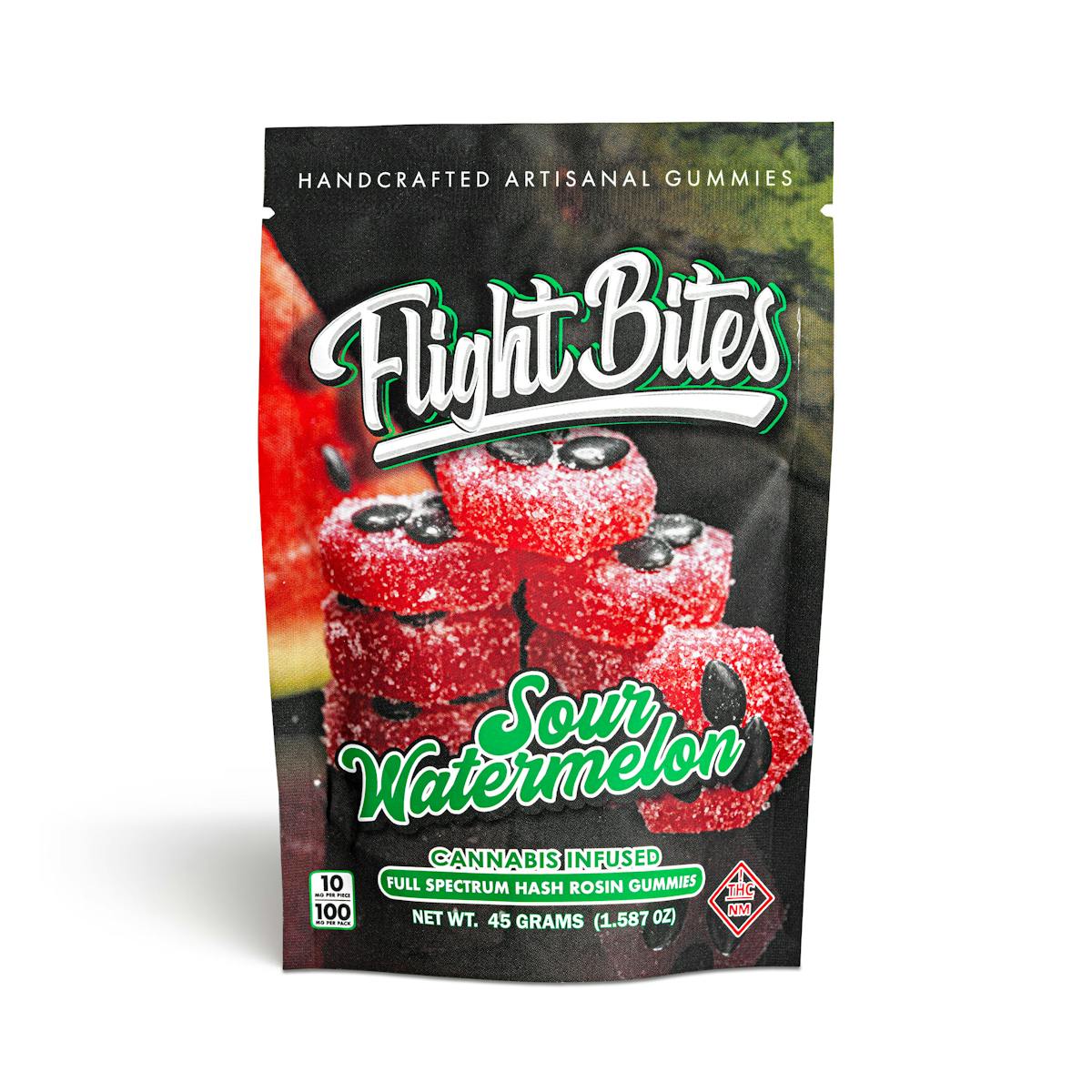 Photo of Sour Watermelon Rosin Gummies – 100mg