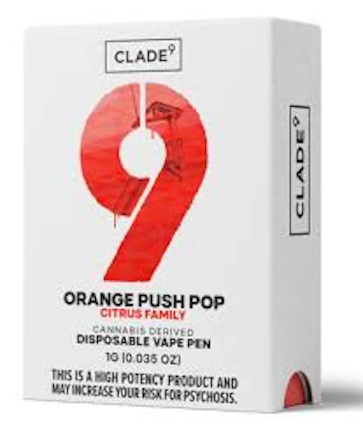 clade 9 disposable vape l Orange Push Pop Pen (Disposable) l 1g - Eastern Green Cannabis Dispensary Voorhees Uplift FLAVORS:GRAHAM TWIST Cactus Jack - Raz