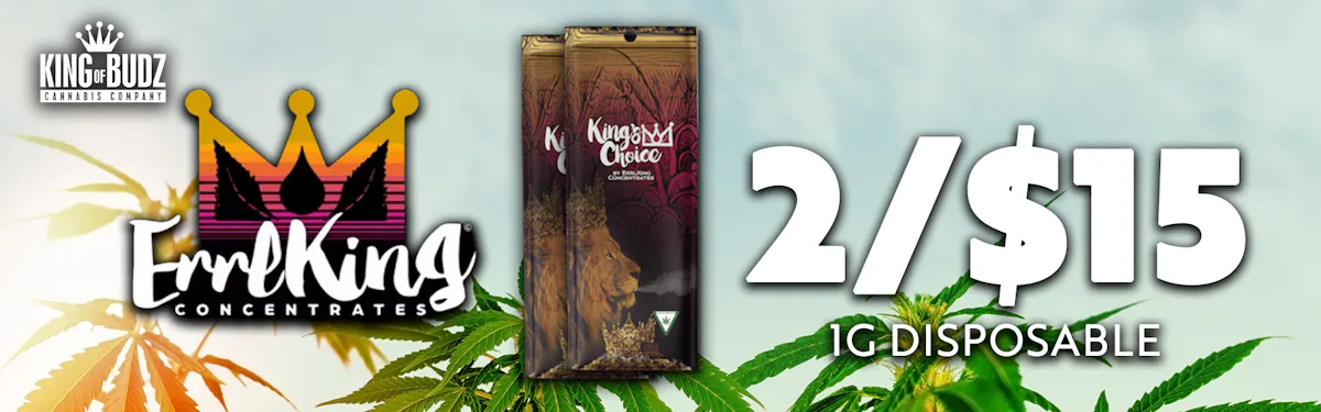 2 FOR $15 KINGS CHOICE 1G DISPOSABLES