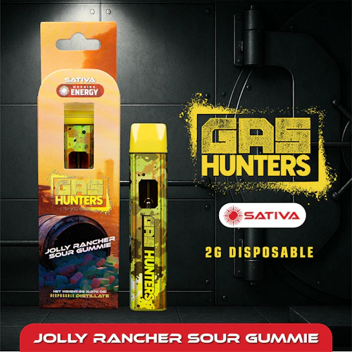 Gas Hunters - 2g Disposable - Jolly Rancher Sour Gummy