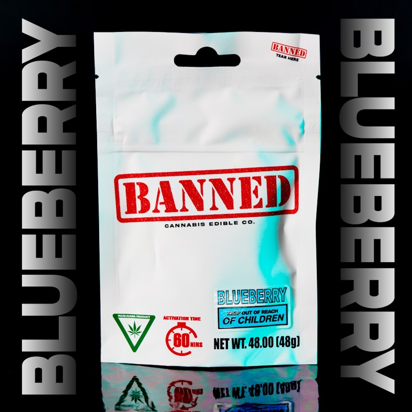 Banned | 200mg Gummies | Blueberry