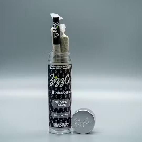 Zizzle | Silver Haze | Pre-Roll 3 Pack | 1.5g