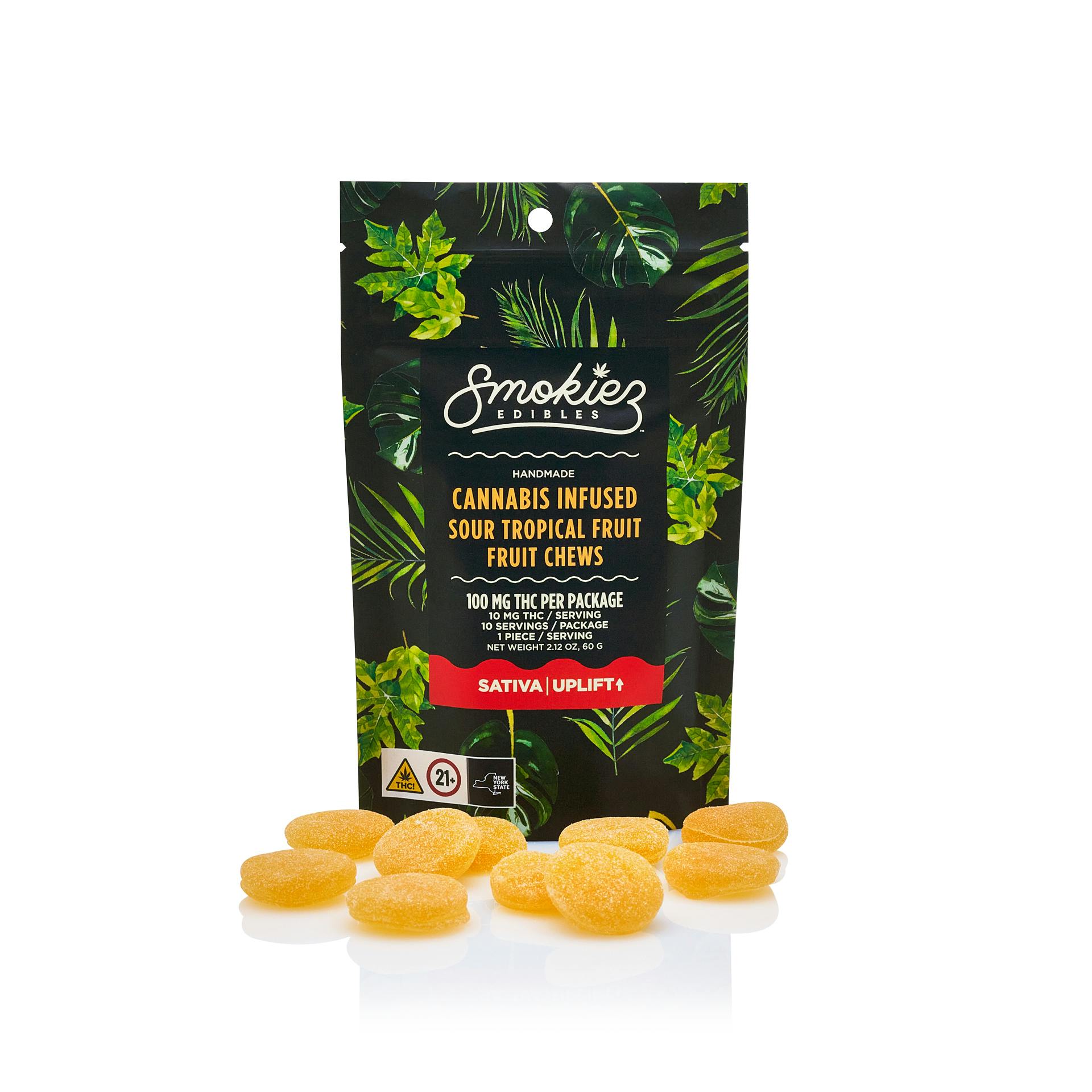 Sour Tropical Fruit Gummies • 10 Pack - Smokiez Edibles | Treehouse ...